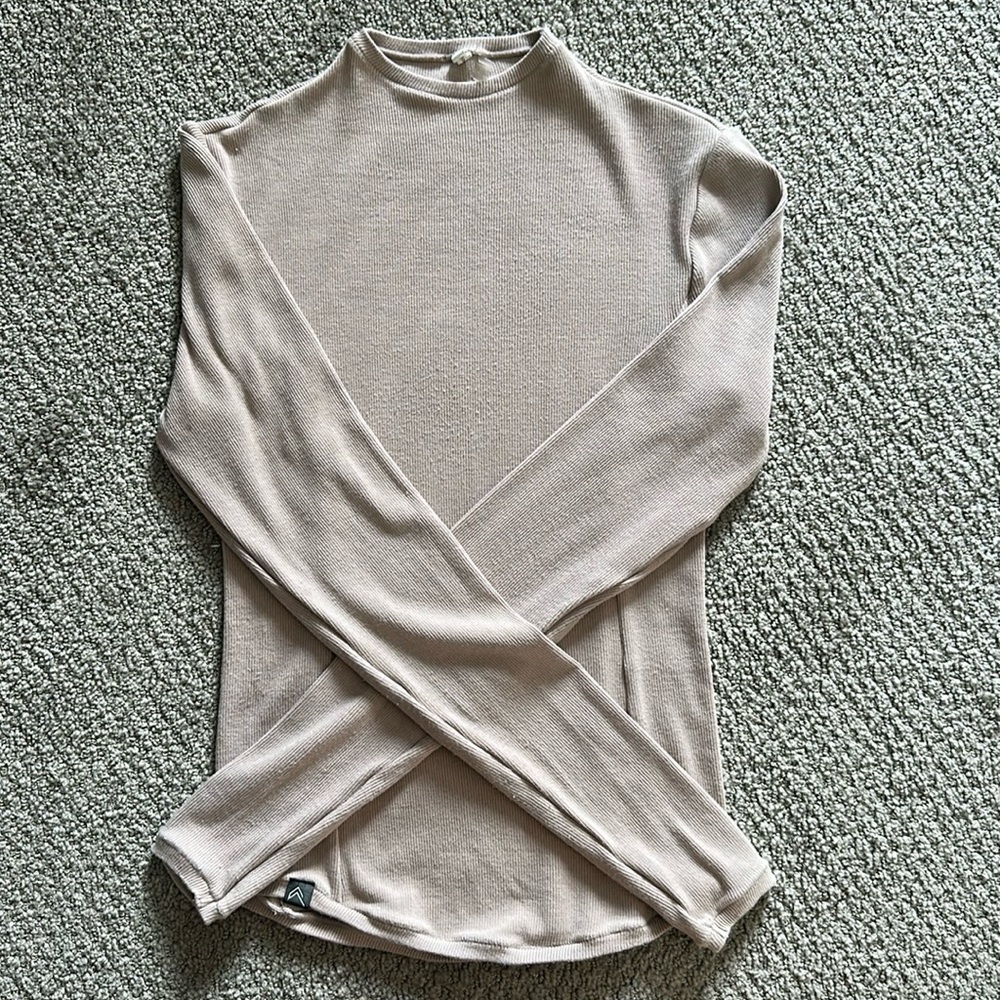 Mellowsoft Ribbed Mockneck Longsleeve